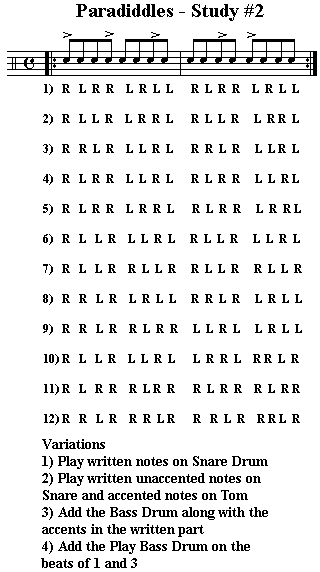 Paradiddle Study 2