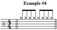 Example 4 - Straight Eighth Rock Ride Pattern