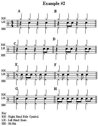 Example 2 - Straight Rock 3-way Coordination